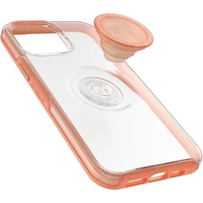 Cover Iphone 13 Pro Max Otter+Pop Otterbox - Clear/Coral